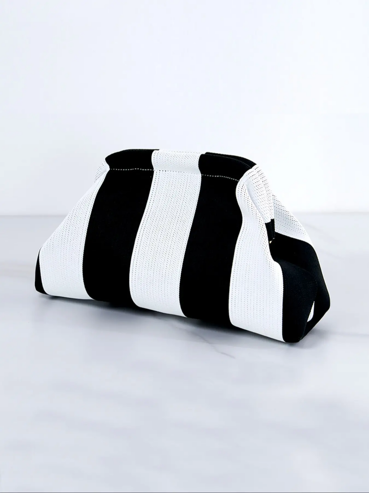 Women's Striped/rhombus/leaf/dot Cloud Handbag, Clip Closure Crossbody Bag, Lightweight Foldable for Daily Use, Gifts for Friends and Valentine's Day