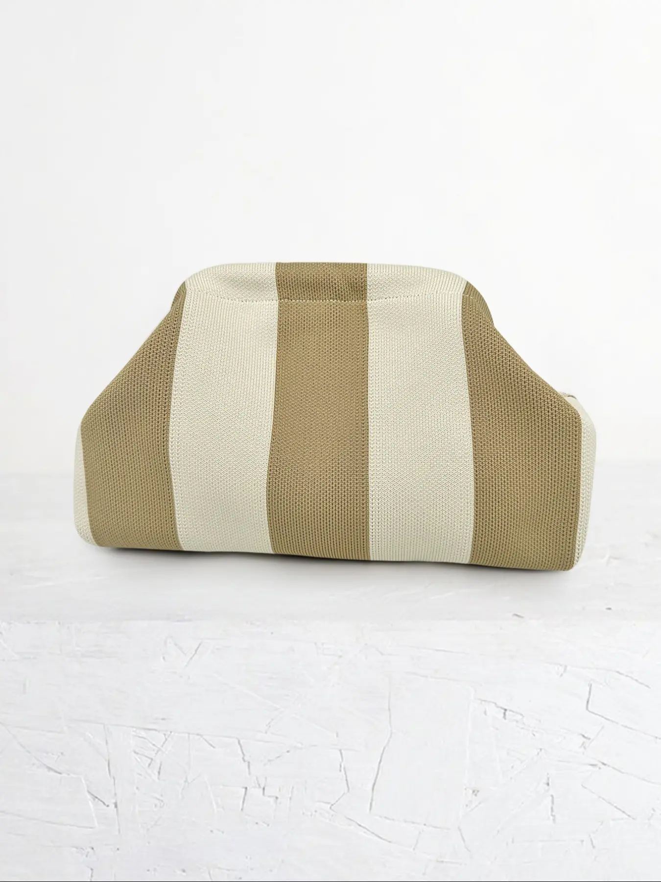 Women's Striped/rhombus/leaf/dot Cloud Handbag, Clip Closure Crossbody Bag, Lightweight Foldable for Daily Use, Gifts for Friends and Valentine's Day