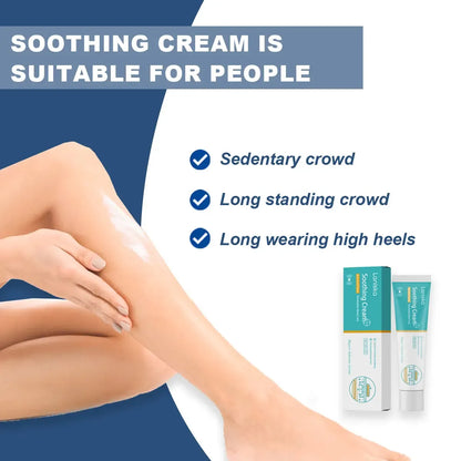 Leg Relief Gentle Herbal Varicose VeinsCream-External Use for Pain, Swelling, and Vein Repair |Soothing Massage Lotion for Body & SkinComfort-30g