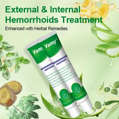 Hemorrhoid Treatment Cream-Gel with Soothing Aloe Vera, Anti-Itch Relief for Pain & Swelling, Alcohol-Free Formula for Sensitive Skin, Unisex, 1.4 oz with Finger Cots