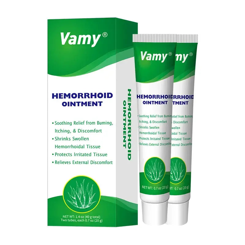 Hemorrhoid Treatment Cream-Gel with Soothing Aloe Vera, Anti-Itch Relief for Pain & Swelling, Alcohol-Free Formula for Sensitive Skin, Unisex, 1.4 oz with Finger Cots