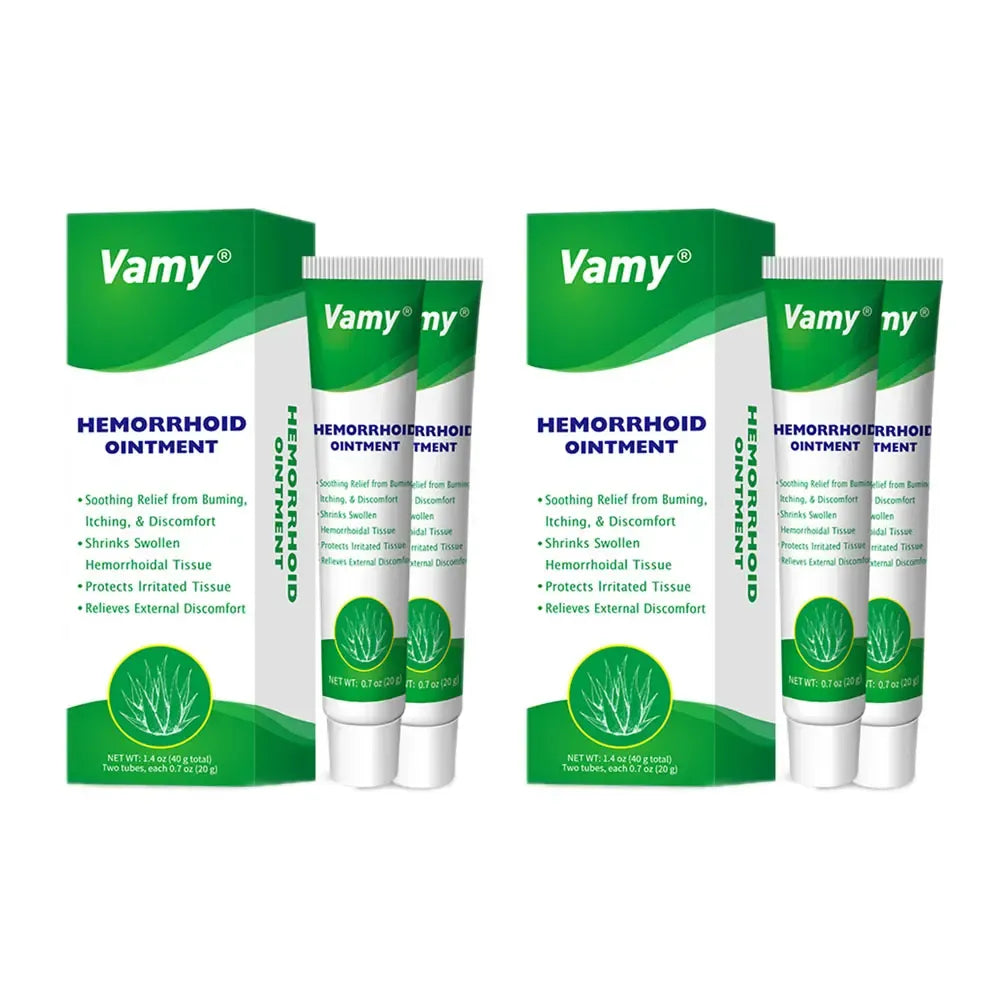 Hemorrhoid Treatment Cream-Gel with Soothing Aloe Vera, Anti-Itch Relief for Pain & Swelling, Alcohol-Free Formula for Sensitive Skin, Unisex, 1.4 oz with Finger Cots