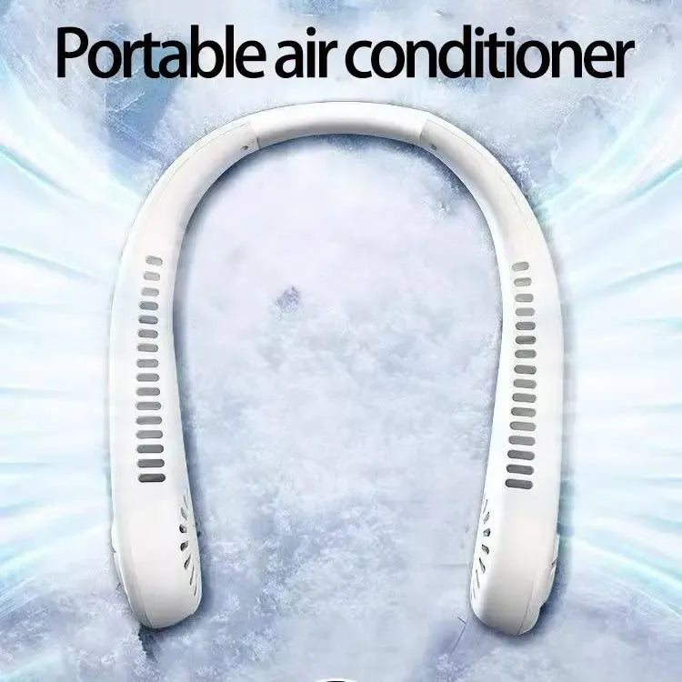 Hands-free neck fan for sports
