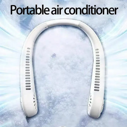 Hands-free neck fan for sports
