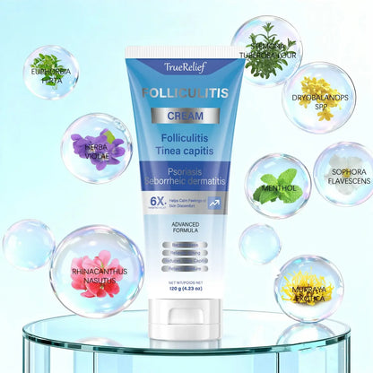 Botanical Folliculitis Cream, Soothing Moisturizer for Bumps on Face
