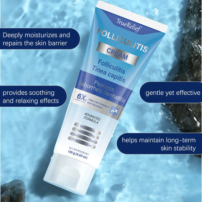 Botanical Folliculitis Cream, Soothing Moisturizer for Bumps on Face
