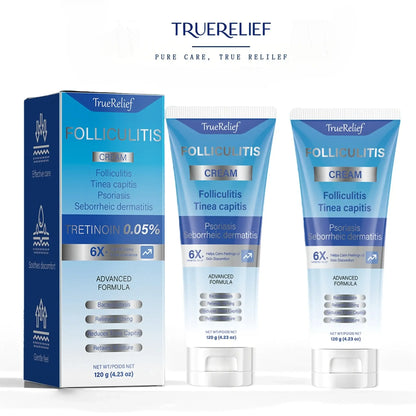 Botanical Folliculitis Cream, Soothing Moisturizer for Bumps on Face
