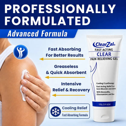 Soothing Cooling Gel 100g, Relieving Body Gel, Cooling with Menthol and Frankincense, Helps Relieve Muscle Tension
