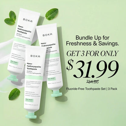 Nano Hydroxyapatite Toothpaste, Fluoride Free Toothpaste, Appropriate for Sensitive Teeth - for Adults
