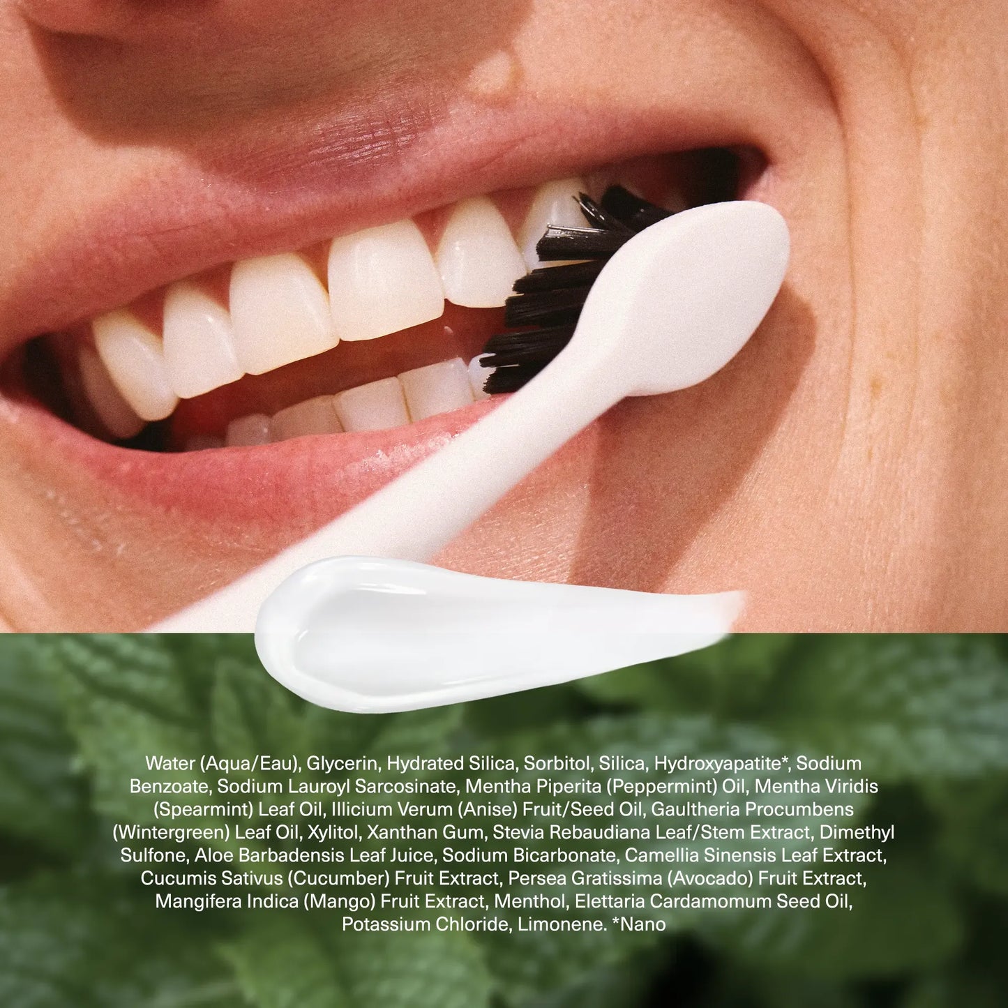 Nano Hydroxyapatite Toothpaste, Fluoride Free Toothpaste, Appropriate for Sensitive Teeth - for Adults