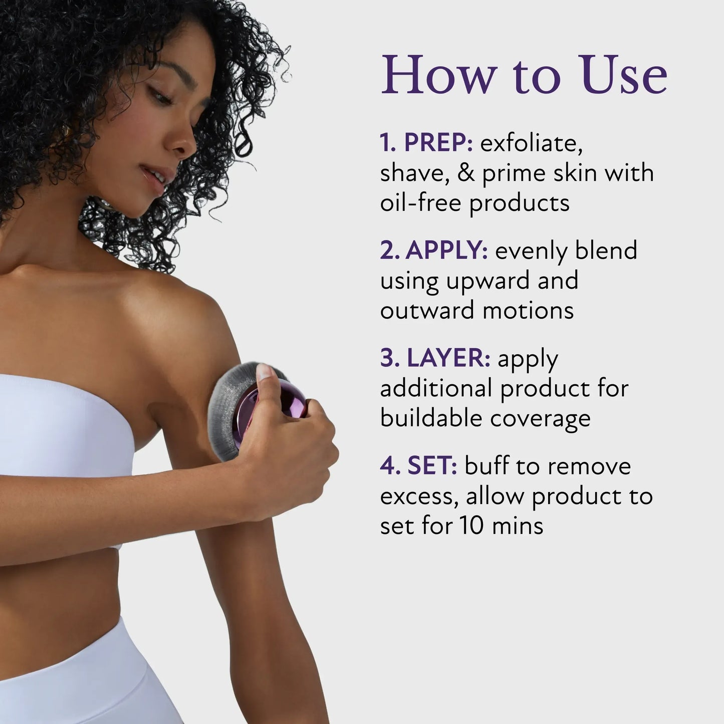 Body Coverage Perfector 3.5oz + X-Large Buffer Brush