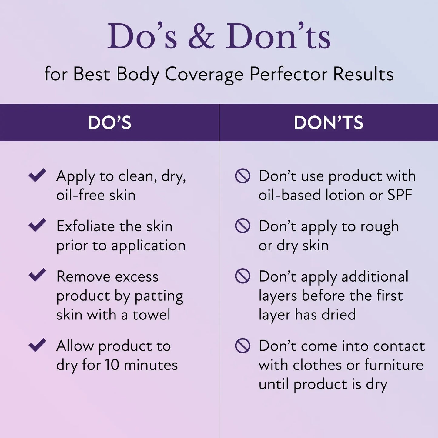 Body Coverage Perfector 3.5oz + X-Large Buffer Brush