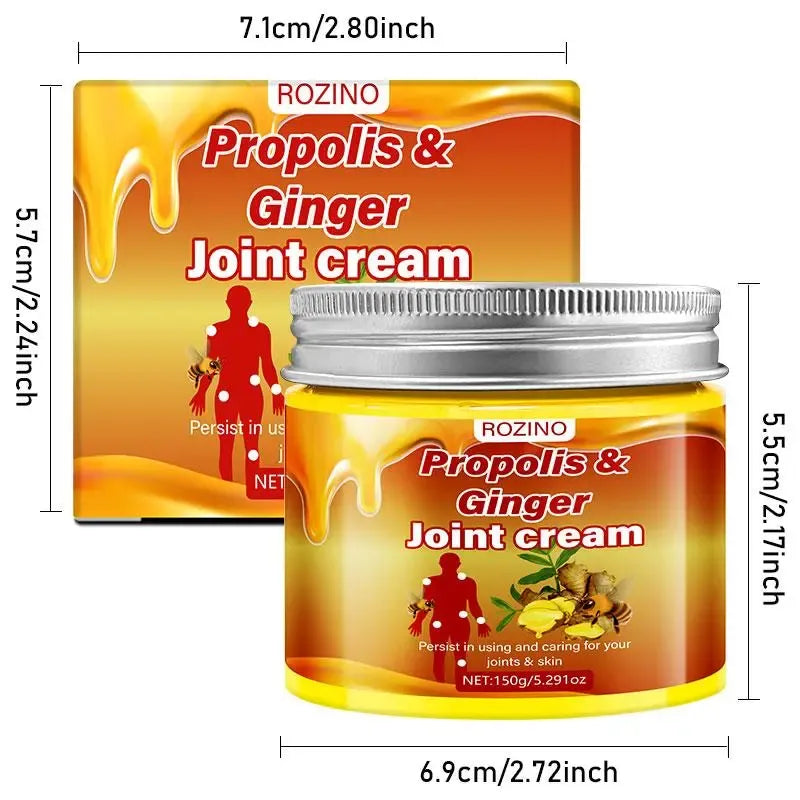 Propolis & Ginger Joint Care Cream, Joint Care Cream for Men & Women, Body Relaxation Aid, Body Care Product for Daily Use