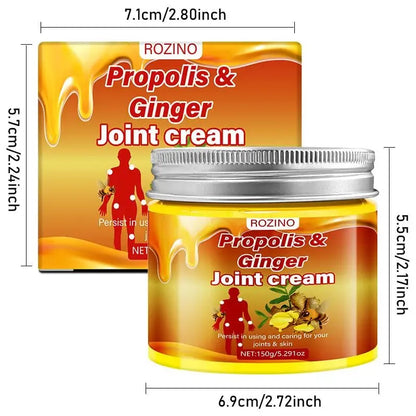 Propolis & Ginger Joint Care Cream, Joint Care Cream for Men & Women, Body Relaxation Aid, Body Care Product for Daily Use