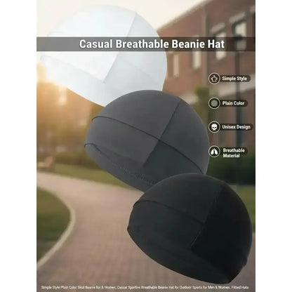 3-Pack Fitted Nylon Sports Caps – Unisex, All-Season