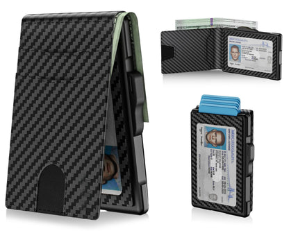 Men's Pop-Up Aluminum Wallet with RFID Blocking