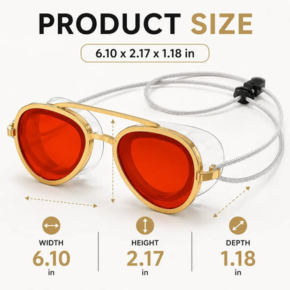 2-in-1 Polarized Swim Goggles & Sunglasses – Anti-Fog, UV Protection, Wide View