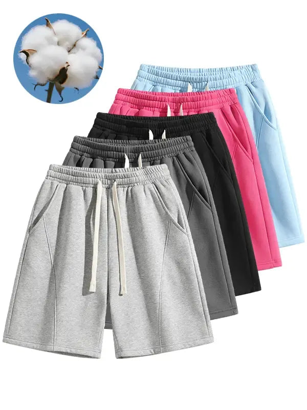 Retro Washed Casual Shorts – Unisex, Lightweight & Breathable