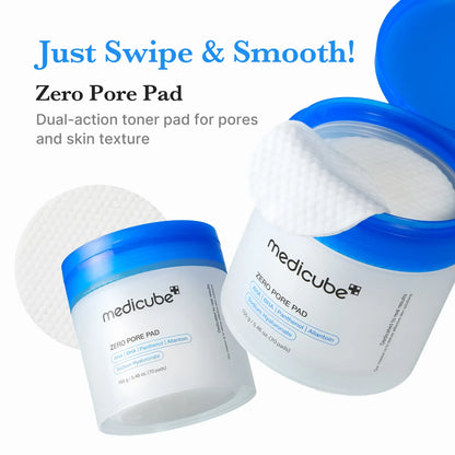 Zero Pore Pads – AHA + BHA Korean Toner Pads