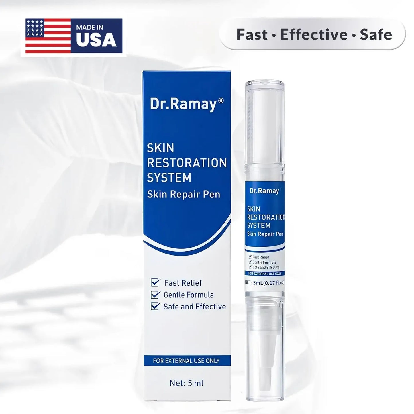 Natural Skin Repair  Pen, Equipped With Aprecise Applicator And A Gentle Herbal Formula, It Issuitable For Facial And Body Care-5ml