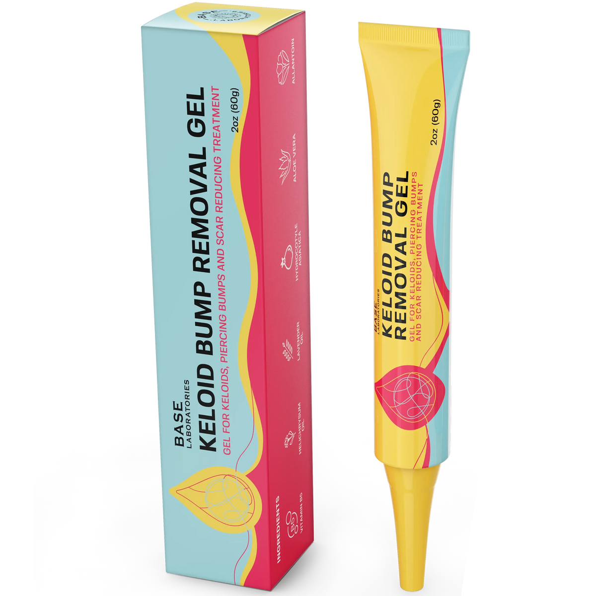 Keloid Bump Removal Gel | Natural Piercing Bump Treatment & Keloid Scar Gel | Keloid Scar Removal for all Scars, Keloids & Piercing Bumps | Soothing Piercing Aftercare | 2 oz