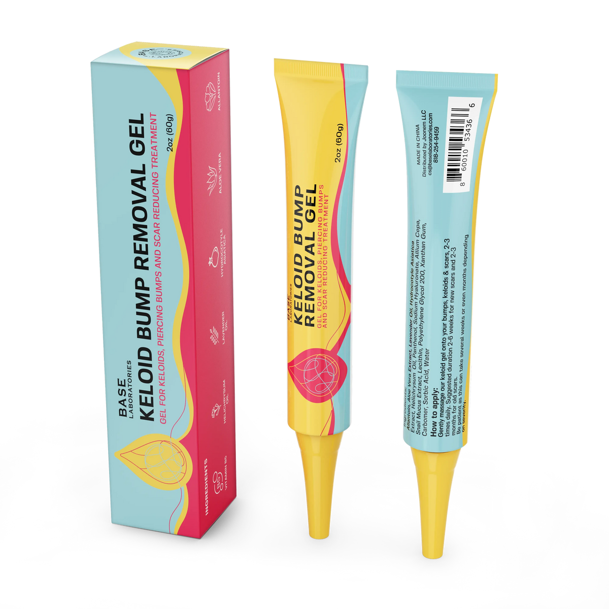 Keloid Bump Removal Gel | Natural Piercing Bump Treatment & Keloid Scar Gel | Keloid Scar Removal for all Scars, Keloids & Piercing Bumps | Soothing Piercing Aftercare | 2 oz