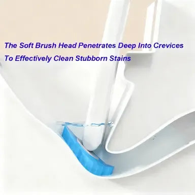 Disposable Toilet Brush, Toilet Bowl Wand Holder Set with 24PCS Cleaner Refills