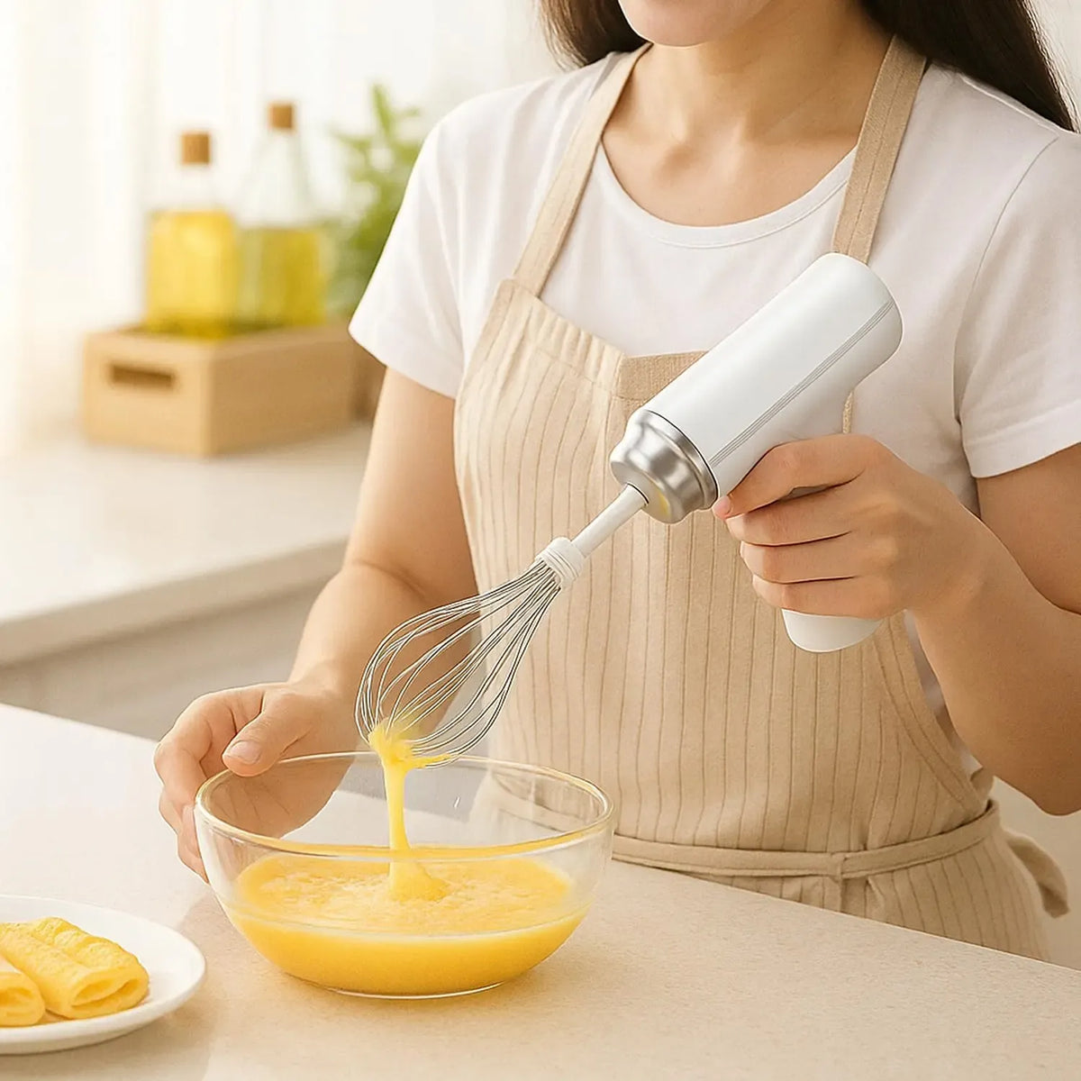 Cordless Electric Hand Mixer Whisk