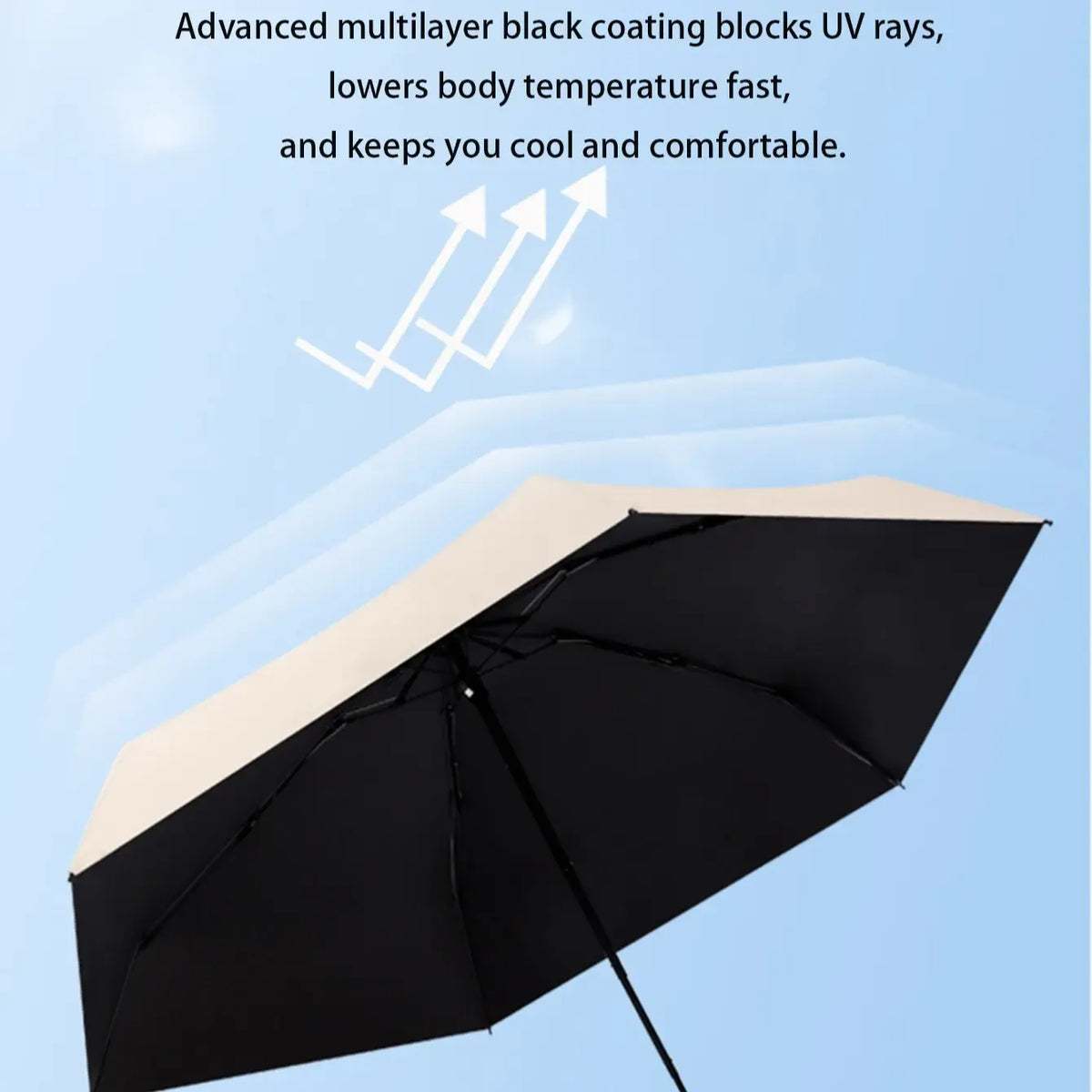Compact Folding Travel Umbrella