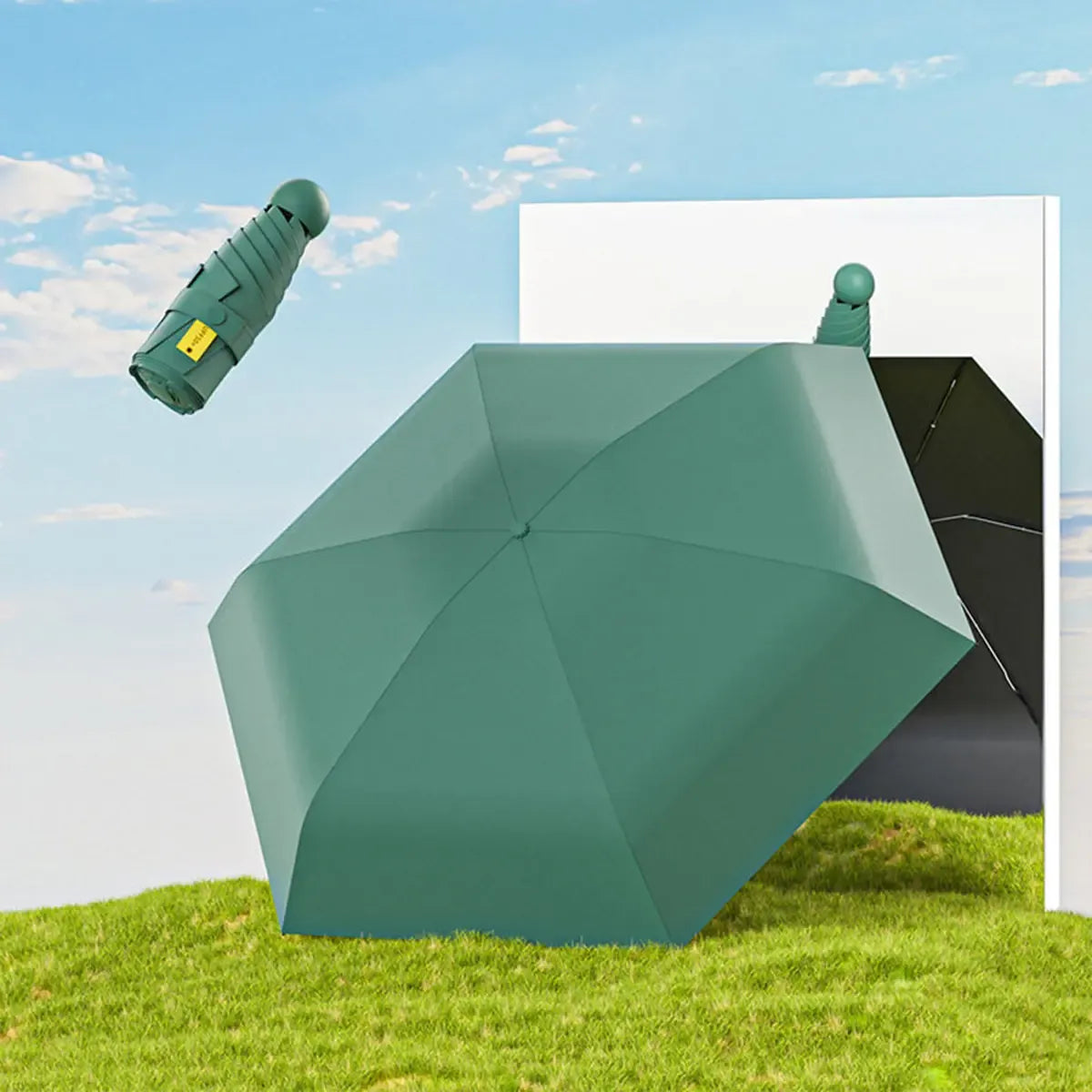 Compact Folding Travel Umbrella