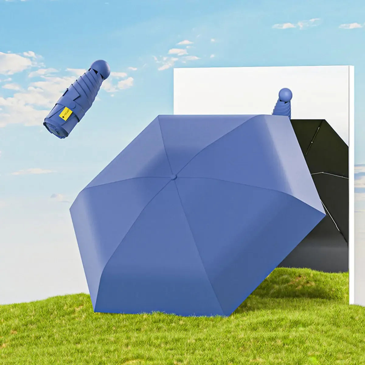 Compact Folding Travel Umbrella