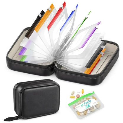 Travel Pill Organizer Set