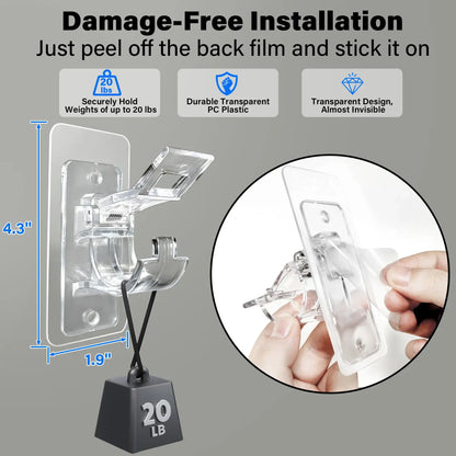 No-Drill Curtain Rod Brackets