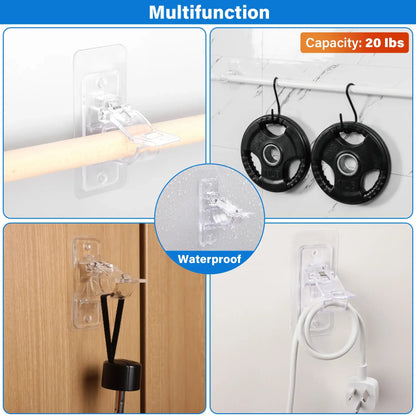 No-Drill Curtain Rod Brackets