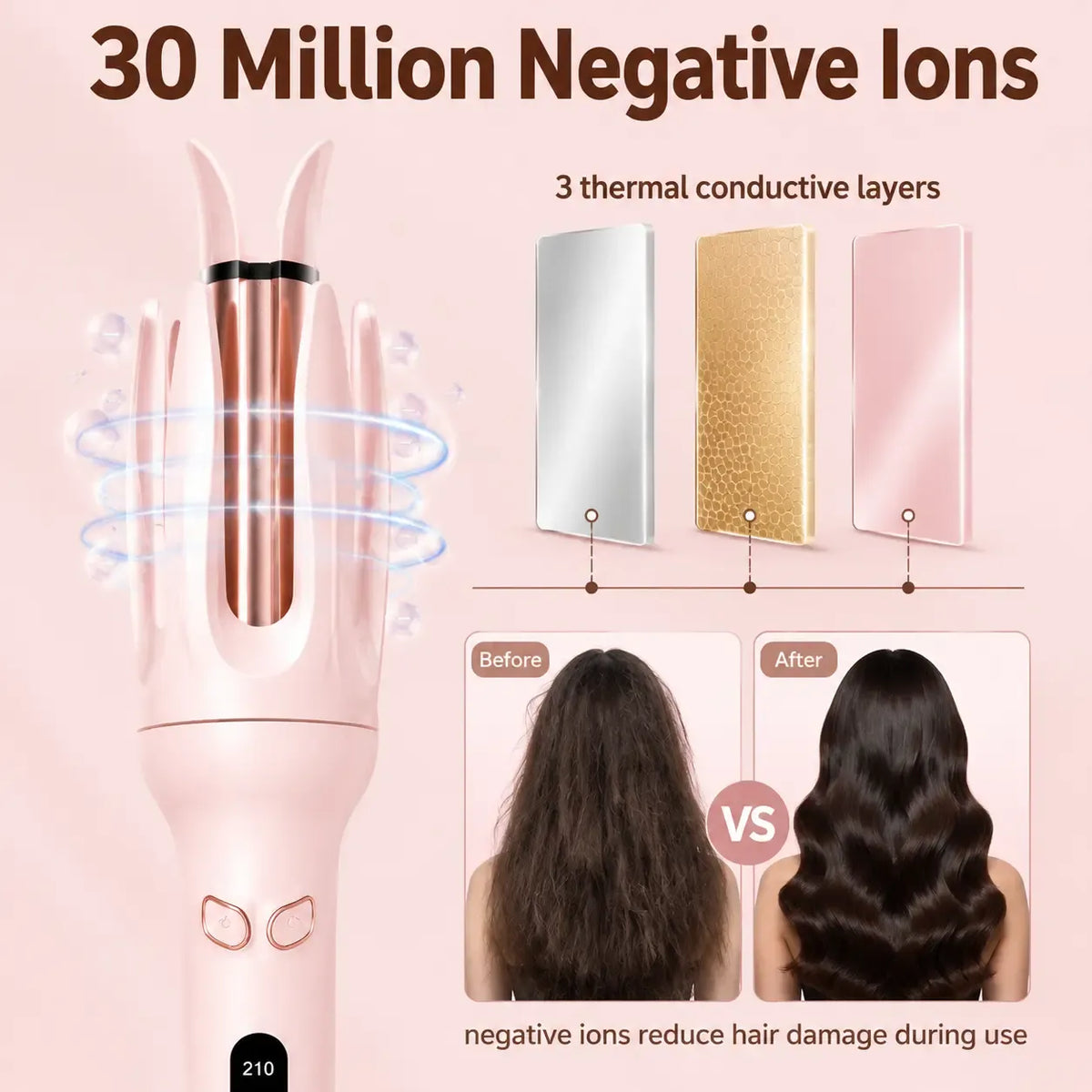 Automatic Rotating Curling Iron