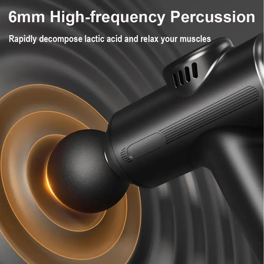 USB Rechargeable Handheld Massager with 8 Replaceable Heads
