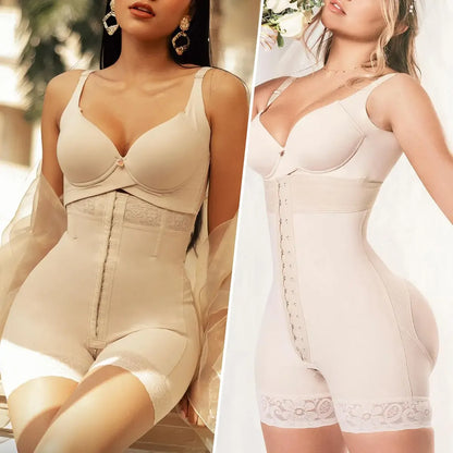 Tummy Control Shapewear for Women Fajas Colombianas Shorts Butt Lifter with Zipper Crotch