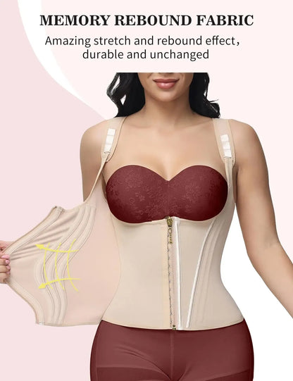 Waist Shapewear for Women Girdle Workout Shapewear with Adjustable Shoulder Strap