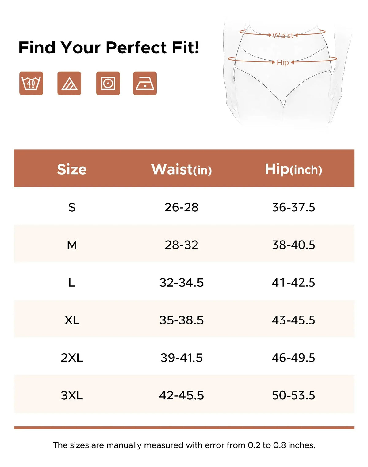 Women's High Waisted Cotton Panties 5-Pack, Soft & Breathable Underwear, Comfortable Full Coverage Briefs for Everyday Wear, Stretchy & Durable Bag Lingerie Fabric
