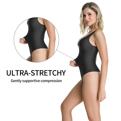 WIRELESS PLUNGE PLUNGE THONG BODYSUIT