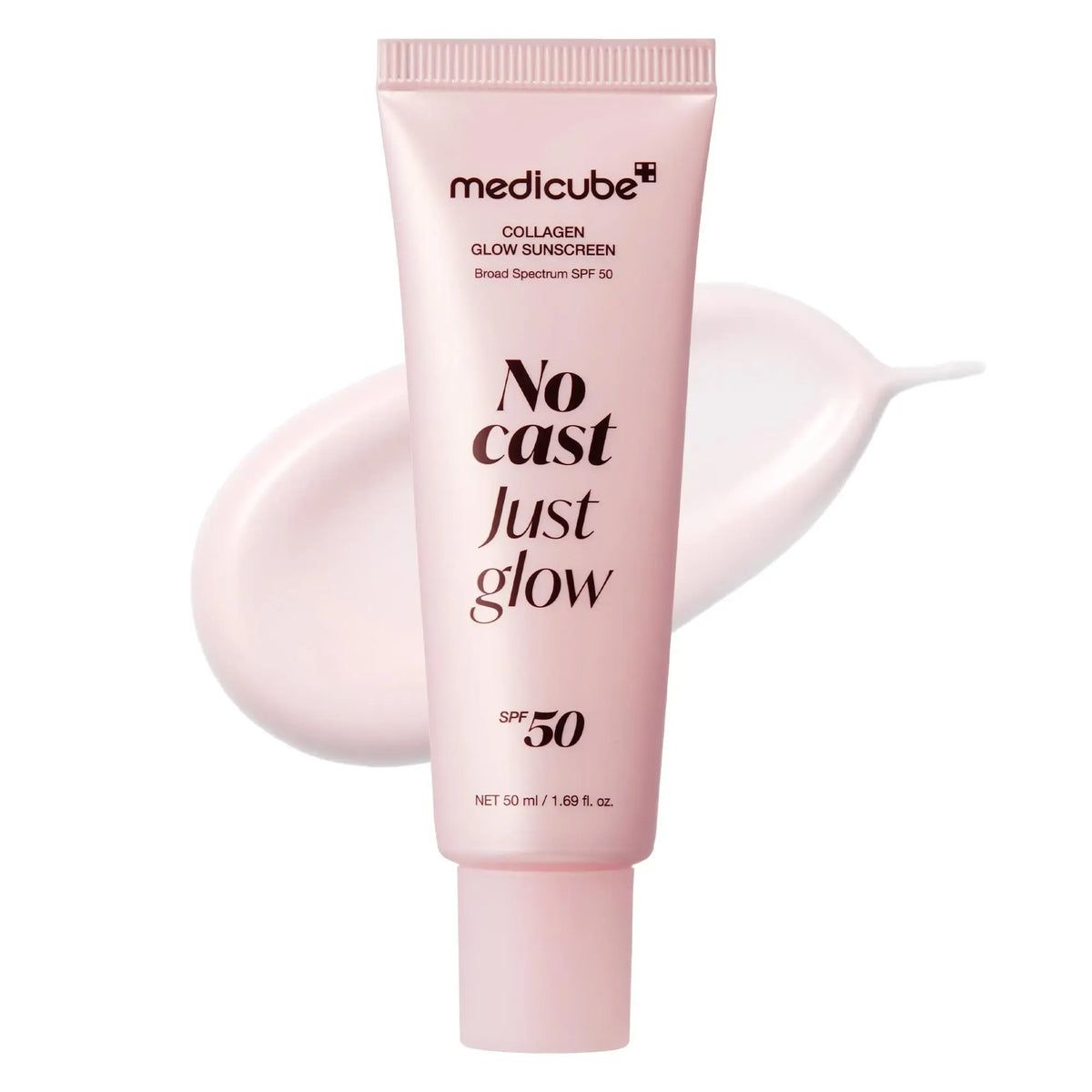 Collagen Sunscreen | SPF 50 Broad Spectrum Face Sunscreen | Lightweight, Non-Sticky, Hydrating Formula with No White Cast | Peptide and Cica for Soothing and a Natural Glow