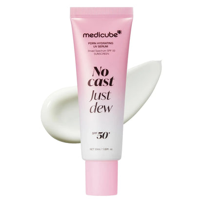 Collagen Sunscreen | SPF 50 Broad Spectrum Face Sunscreen | Lightweight, Non-Sticky, Hydrating Formula with No White Cast | Peptide and Cica for Soothing and a Natural Glow