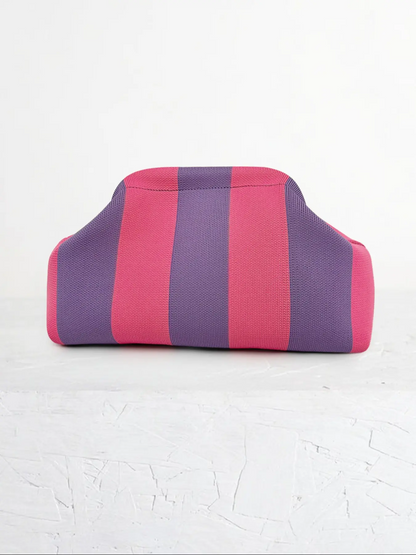 Women's Striped/rhombus/leaf/dot Cloud Handbag, Clip Closure Crossbody Bag, Lightweight Foldable for Daily Use, Gifts for Friends and Valentine's Day