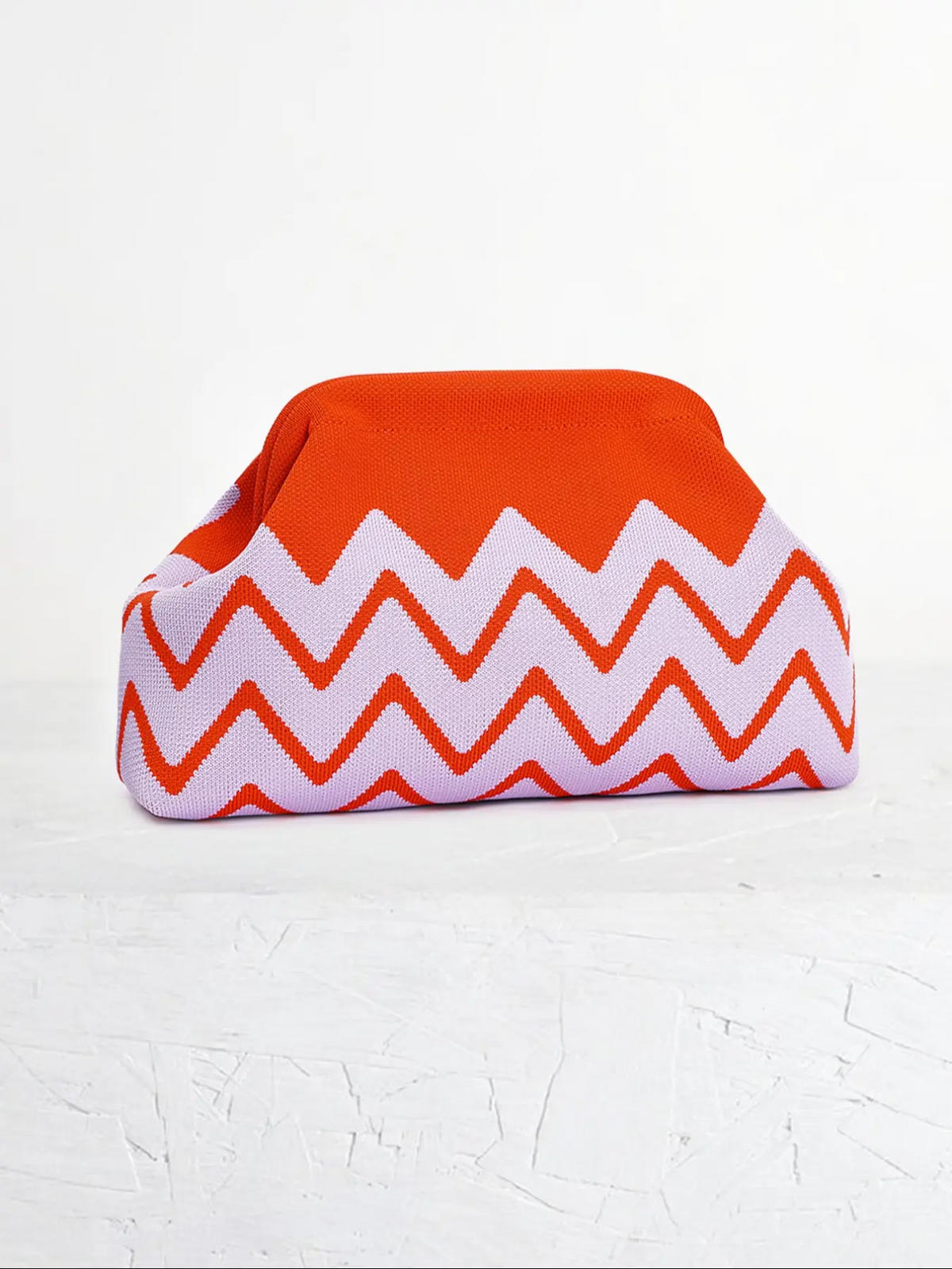 Women's Striped/rhombus/leaf/dot Cloud Handbag, Clip Closure Crossbody Bag, Lightweight Foldable for Daily Use, Gifts for Friends and Valentine's Day