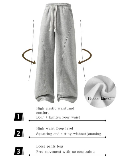 Men's Fleece Thermal Lined Sweatpants