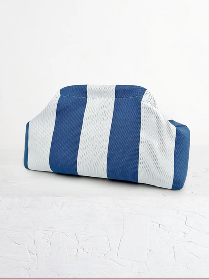 Women's Striped/rhombus/leaf/dot Cloud Handbag, Clip Closure Crossbody Bag, Lightweight Foldable for Daily Use, Gifts for Friends and Valentine's Day