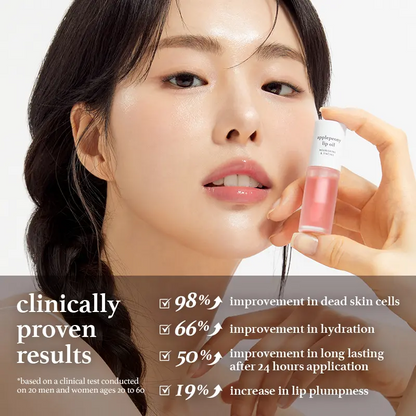 Korean Apple Lip Oil & Stain – Glossy, Hydrating, Long-Lasting