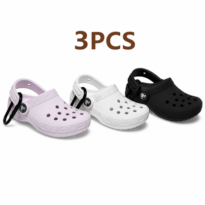 Classic Clog Pouch Bag Charms, Cute Tote & Bag Accessories w/ Caribiner, Coin Purse
